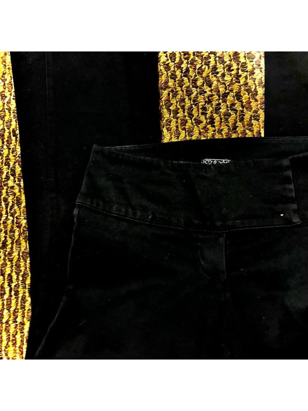 Vintage Low Rise Rampage Black Boot Cut & Flare Pants 0 - Picture 7 of 11